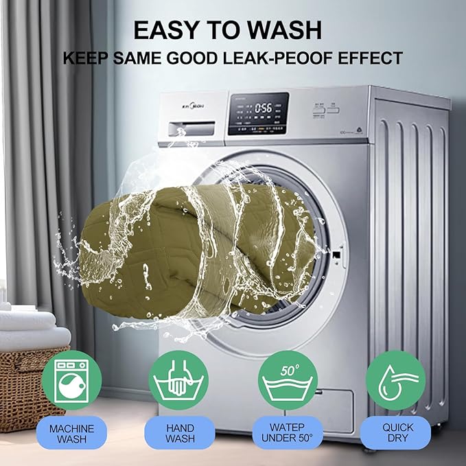 Smiry Waterproof Dog Blanket, 52x82 Inch Soft Pet Bed Cover Reversible, Washable Sofa Couch Furniture Protector for Small Medium Large Dog Puppy Cat, Green/Navy