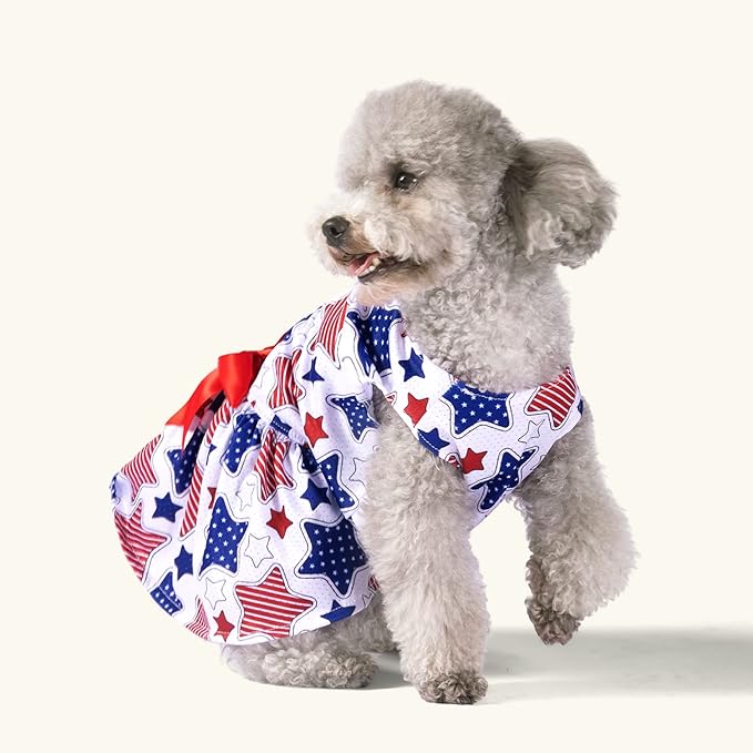 CuteBone Dog Mesh Dress Puppy Sundress Pet Outfit Summer Fashion for Small Dogs Girl Cat Clothes BF11XS