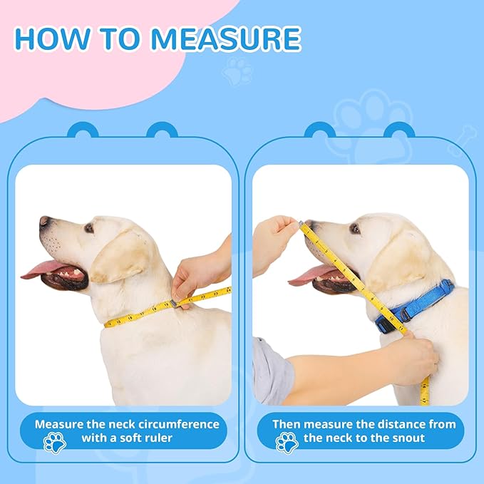 Sponge Core Dog Cone, Inflatable Dog Cone Collar Alternative, Dogs Donut Collar After Surgery, Soft Cone for Large Medium Small Dogs to Stop Licking, No Inflation Required, Clear View(Size 7, Pink)