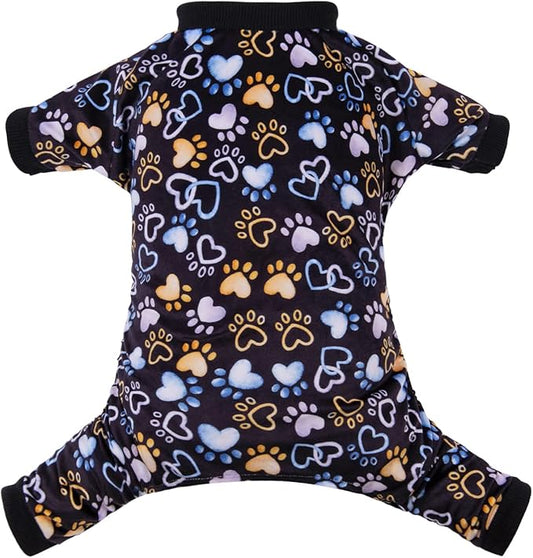 CuteBone Dog Pajamas Costumes Fleece Pet Clothes Puppy Onesie Winter Holiday Cute Cat Jammies Keep Your Pet Warm in The Cold Weather P220S