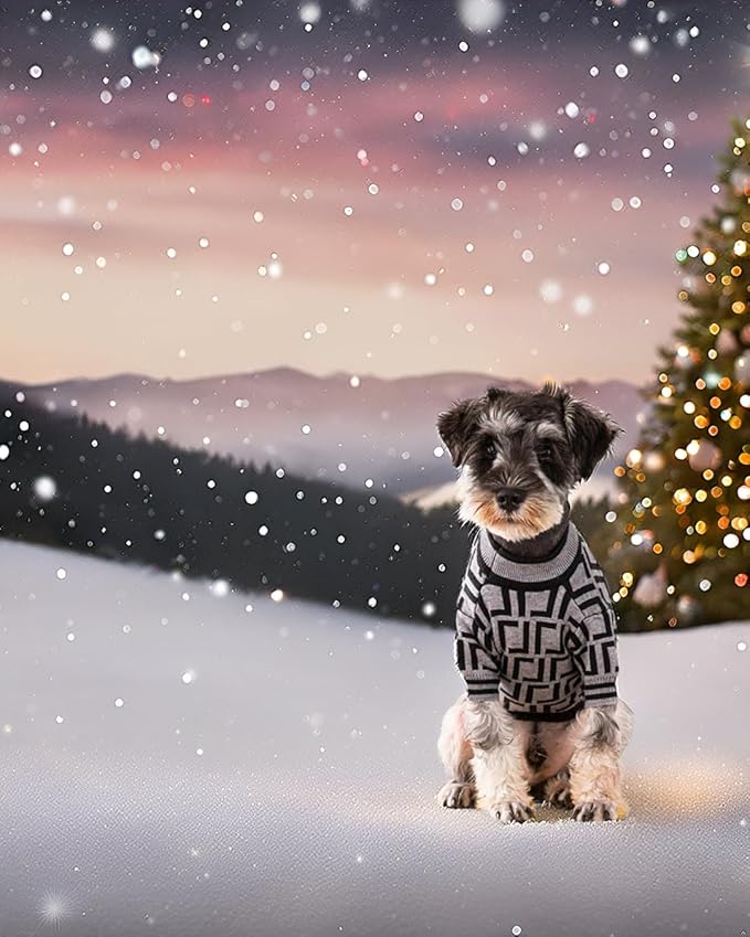 Designer Dog Clothes Sweater Shirt Outfit Small XS Teacup Cute Dogs Puppies French Bulldog Dachshund Chihuahua Cats Maltese Boy Girl (Large, FurdiGray)