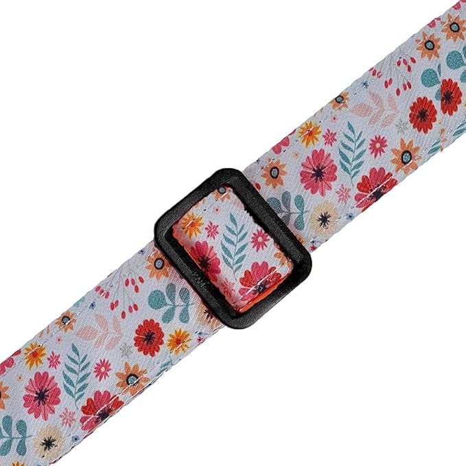 Dog Collar, Adjustable Dog Collar for Small Medium Large Dogs, Cute Puppy Collar for Boy and Girl Dogs, Cute Design for Boys Girls Male Female Dog Pet Collar(Orange Floral,M)
