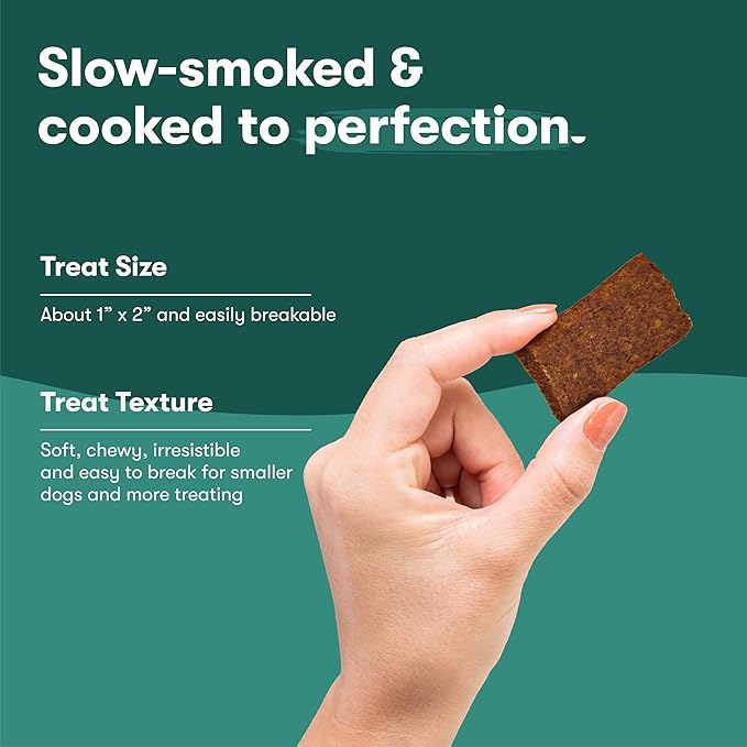 Jinx Tenders Chicken Jerky Dog Treats, All Natural Ingredients, Soft & Chewy, Low-Calorie, Slow-Smoked Chicken & Sweet Potato, No Fillers, 5oz, 6 Pack