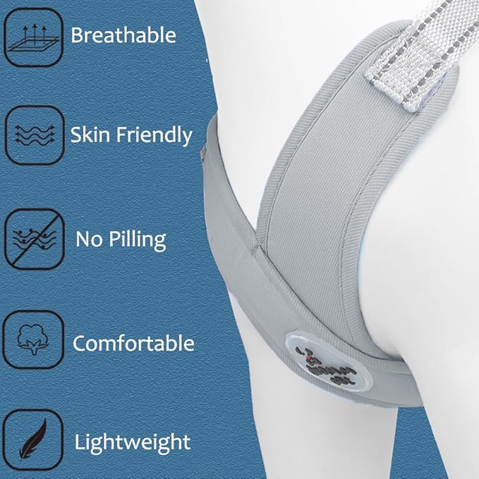 FEimaX Dog Harness Pet X Frame No Pull Step-in Harnesses with Leash Set, Adjustable Reflective Choke Free Puppy with Padded Vest for Small, Medium Dogs and Cats Walking Training