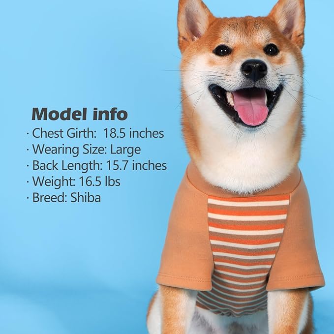 KYEESE 2Pack Dog Sweaters Comfort Dachshund Clothes Dog Sweatshirt Small Pet Sweaters Dogs Clothes Fleece Pets Sweater Soft Pet Coats Pullover Lightweight Stretchy Doggie Sweaters for Small Dogs Male