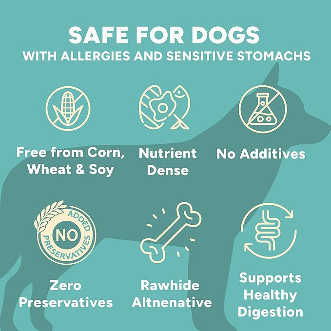 Gaines Family Farmstead Sweet Potato Chicken Wrapped Dog Bones, All Natural, Grain Free, Dog Treats for All Ages & Breeds, Great for Training and Rewards, Made in USA, 8 Ounce Pouch