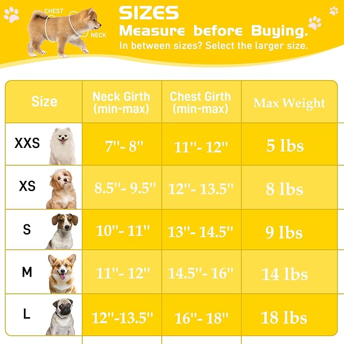 Soft Mesh Dog Harness and Leash Set, No Pull Puppy Harness and Leash Set, Reflective Step in Harness for Small Medium Dogs, Easy Walk Escape Proof Vest Harnesses (Yellow, M)