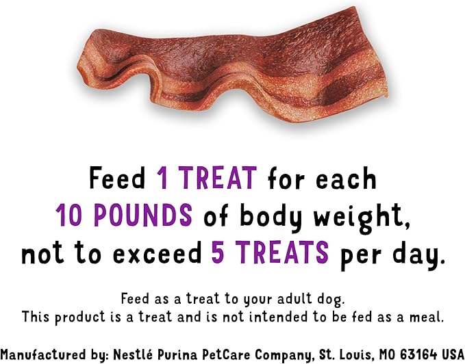 Purina Beggin' Strips Dog Treats, Original With Bacon Flavor - (Pack of 2) 26 oz. Pouches