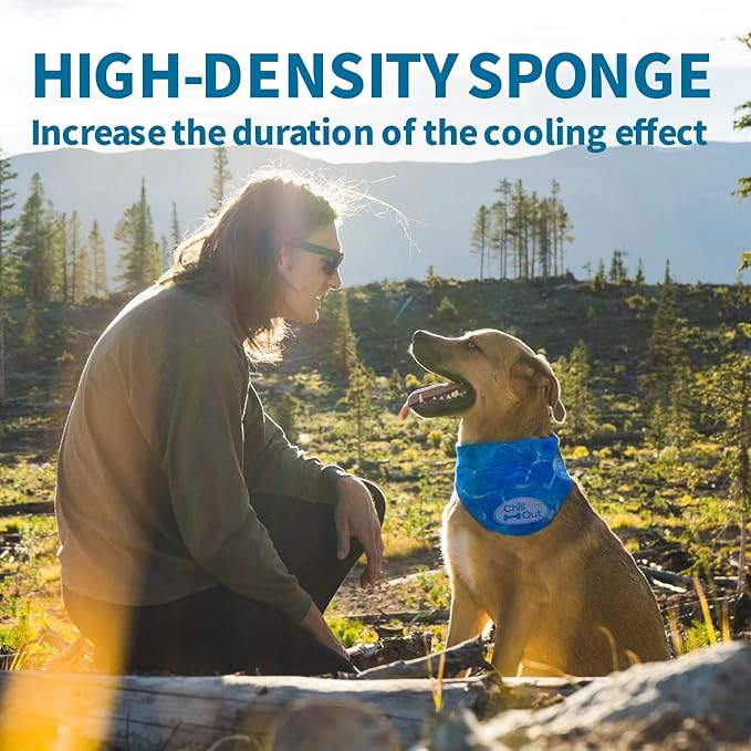 ALL FOR PAWS Chill Out Ice Bandana, Small