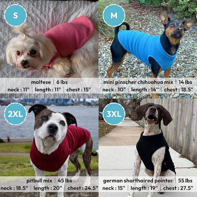 Gooby - Stretch Fleece Vest, Pullover Fleece Vest Jacket Sweater for Dogs, Sand, Medium