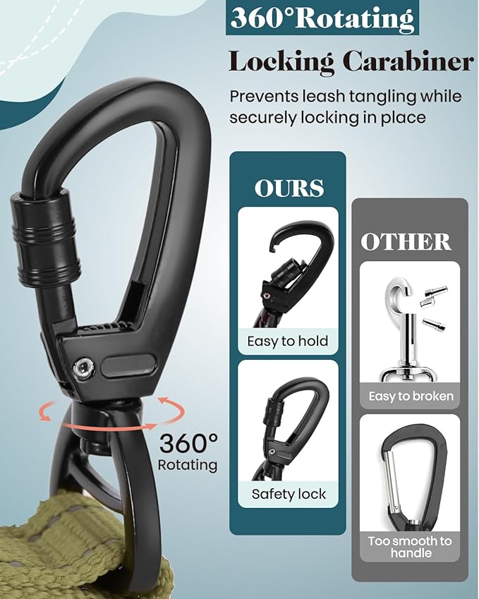 Reflective Service Dog in Training Vest Harness Leash Set for Medium Large Dogs, Adjustable Heavy Duty Brown Padded Dog Harness, with Front Clip and Metal Buckles Do Not Pet for Training, Hiking