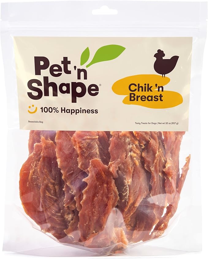 Pet 'n Shape Chik 'n Breast Jerky Dog Treats - 2 Pound