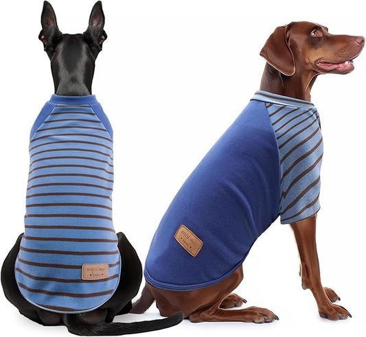 KYEESE 2Pack Dog Sweaters Comfort Pet Sweaters for Large Dog Stretchy Pets Sweater Large Size Dogs Pets Coats Dogs Clothes Soft Fleece Pet Sweater Pets Sweatshirt
