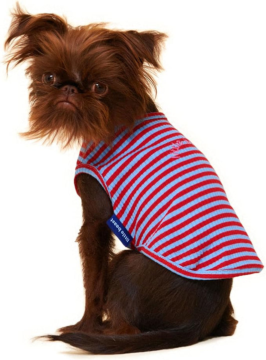 Little Beast Dog Clothes - Pet Clothes for Large, Medium, and Small Dogs (Dog Shirts Come in Multiple Colors and Styles) - Size: X-Large Dogs, Red/Blue