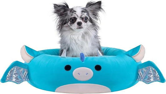 Squishmallows Original 20-Inch Tatiana The Dragon Pet Bed - Small -Sized Ultrasoft Official Plush Pet Bed for Dogs and Cats