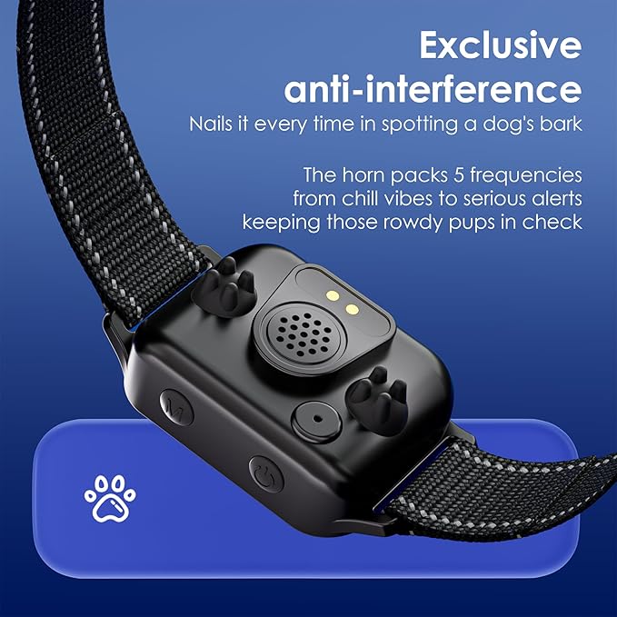 Dog Bark Collar for 2 Pack,Bark Collar for Small Dogs,Humane Barking Collar,AUTO Barking Collar,Adjustable Beep Vibration Modes and 7 Sensitivity(2Pack)