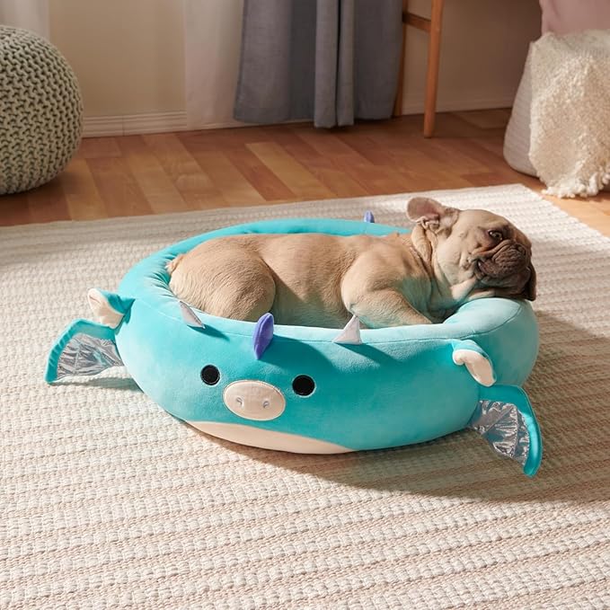Squishmallows Original 20-Inch Tatiana The Dragon Pet Bed - Small -Sized Ultrasoft Official Plush Pet Bed for Dogs and Cats