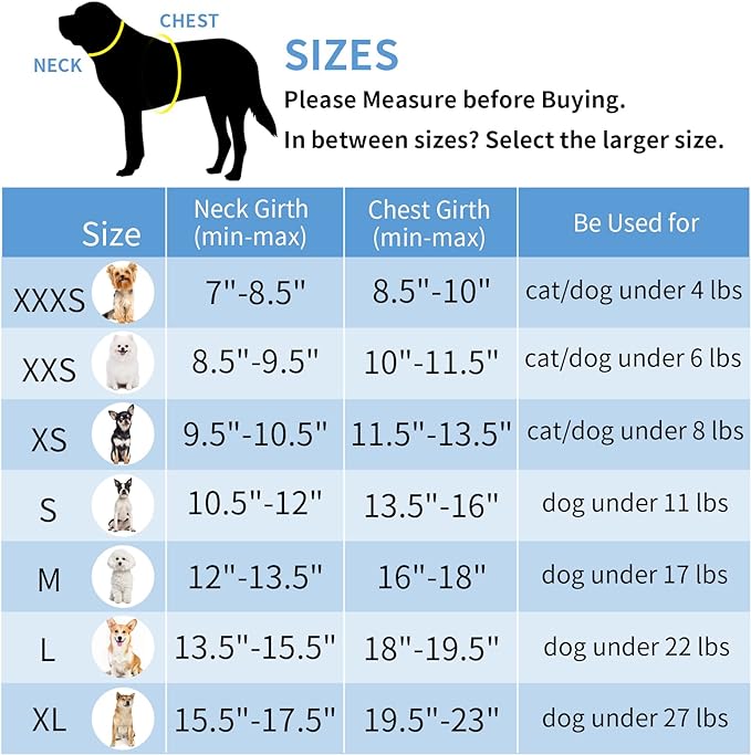 AIITLE Escape Proof Dog Harness - Step in Adjustable Dog Harness No Choke Over with Breathable Mesh for Spring- Outdoor Walking, Camping, Training for Medium Dogs Turquoise XL