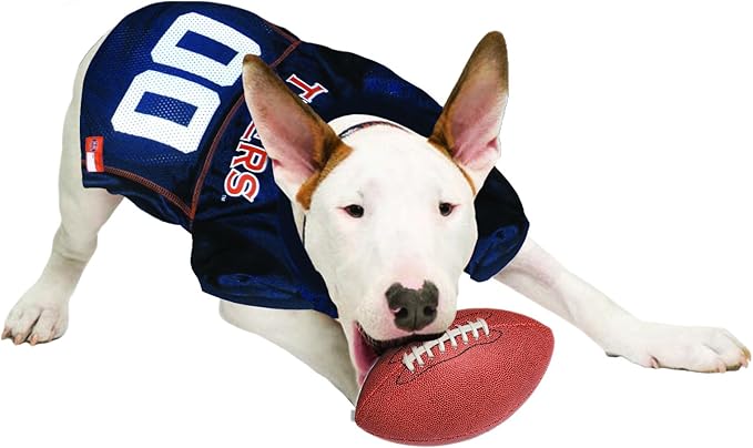 Pets First NCAA College Auburn Tigers Mesh Jersey for DOGS & CATS, Large. Licensed Dog Jersey with your Favorite Football/Basketball College Team