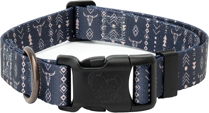 Country Brook Petz - Deluxe Copper Mesa Dog Collar - Made in The U.S.A. - Country and Western Collection Featuring Rustic Designs (1/2 Inch, Extra Small)