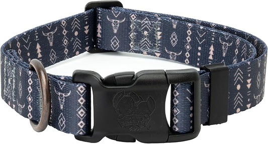 Country Brook Petz - Deluxe Copper Mesa Dog Collar - Made in The U.S.A. - Country and Western Collection Featuring Rustic Designs (1/2 Inch, Extra Small)