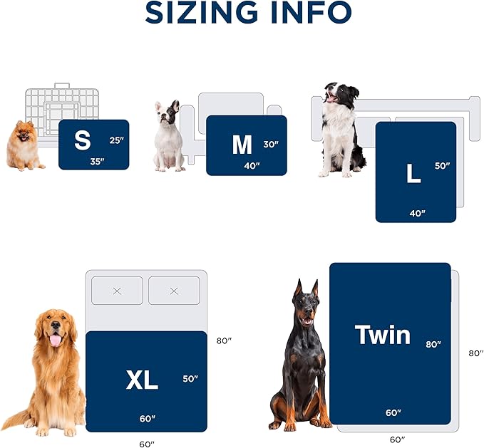 Bedsure Waterproof Dog Blankets for Large Dogs - Calming Cat Blanket for Bed Couch Protector Washable, Long Faux Fur Pet Throw Blanket for Puppy, Reversible Furniture Protection, 60"x80", Cream