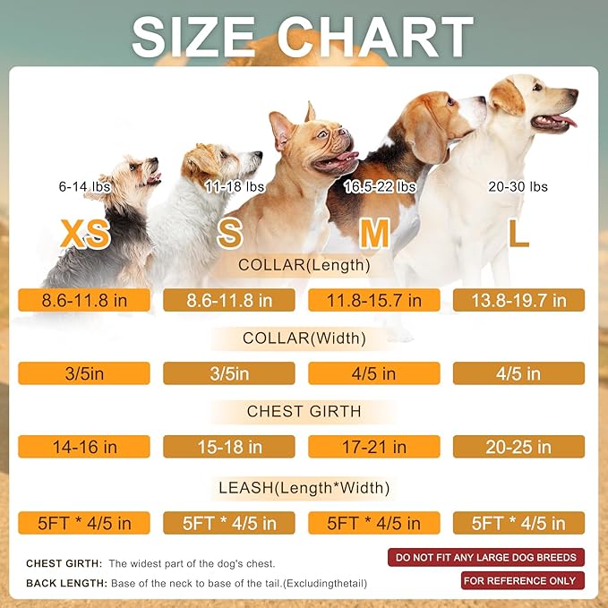 BEAUTYZOO Dog Harness Collar and Leash Set, No Pull Step in Pet Harness for Medium Sized Dogs, Adjustable No Escape Puppy Vest Harnesses Outdoor Walking Running, Soft Reflective Vest, Dark Blue M