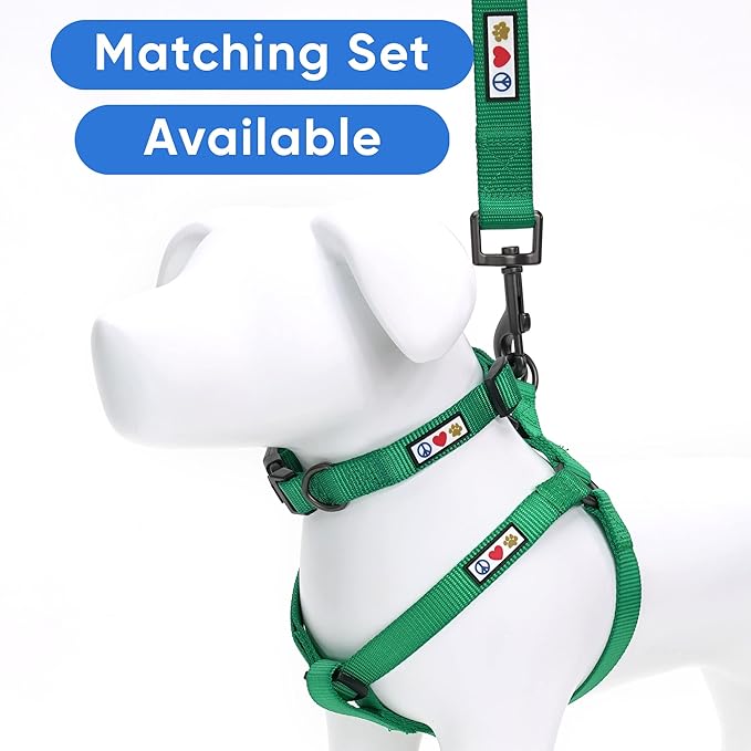 Pawtitas Solid Color Step in Dog Harness or Vest Harness Dog Training Walking of Your Puppy Harness Extra Small Dog Harness Lush Green Dog Harness