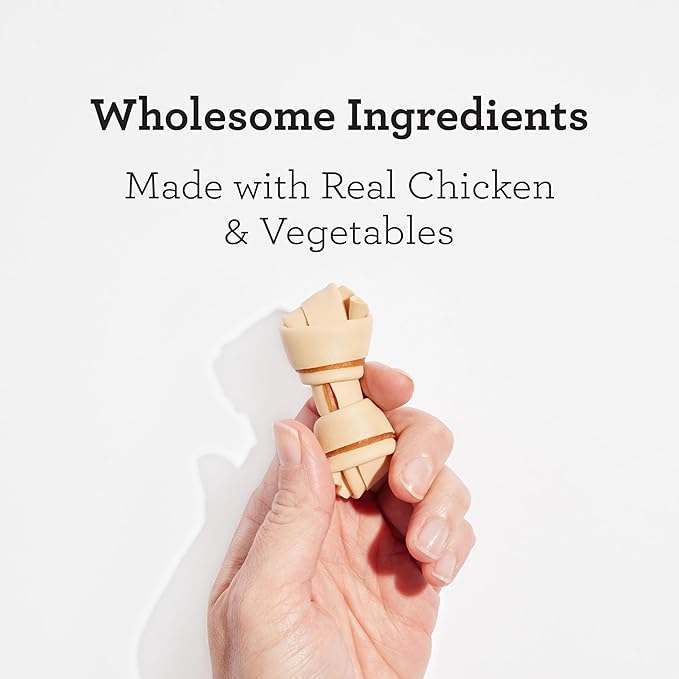 DreamBone Mini Chews With Real Chicken Chews for Dogs, 36 Count, These Rawhide-Free Chews are a Dog’s Favorite Distraction