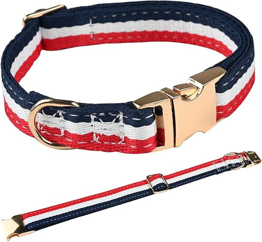 Luxury Dog Collar, Cute Dog Collars, Durable Pet Collars with Metal Buckle Safety for Medium Dogs