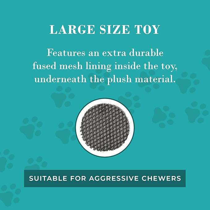 Haute Diggity Dog Chewy Vuiton White Purse, Plush Designer Dog Toys with Interactive Squeaker, Stimulating Pet Enrichment, Machine-Washable & Safe Materials for All Breeds, Size Large