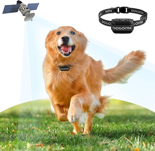 GPS Wireless Fence for Outdoor, Pet Containment System with AI Smart GPS Signal for Most of Dogs, Waterproof&Rechargeable Electric Collar Fence with 3 Warning Modes, Range 65-3290 FT