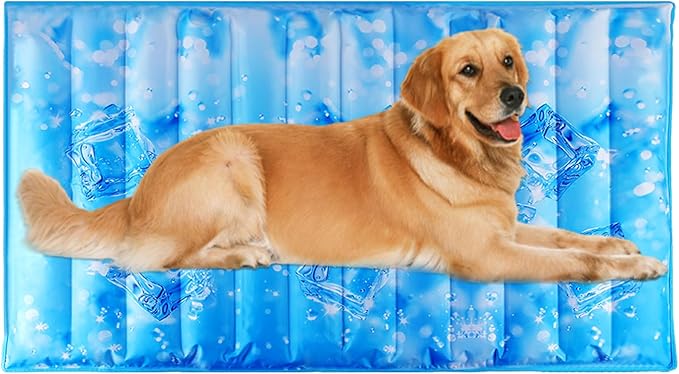 Cool Pet Pad,Dog Cooling Mat,Suitable for Dogs and Cats,Suitable for All Types of Pets,Washable and Portable,Summer Keep Your Pet Cool (47.2X29.5in)