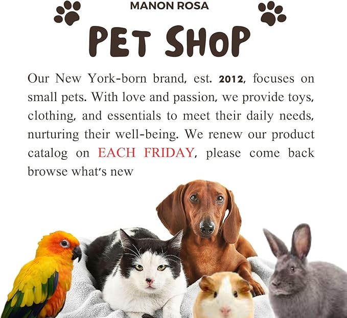 MANON ROSA Rabbit Harness and Leash Set - Adjustable Escape-Proof Training and Walking Gear for Guinea Pigs Bunnies Chinchillas Hamsters Ferrets Rats Kittens and Small Dogs Puppies Cats (Green,M)