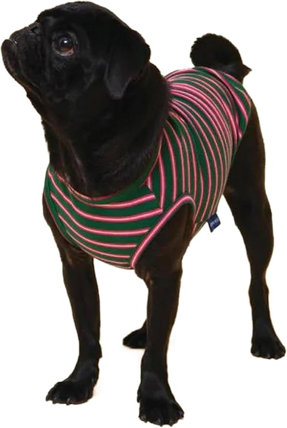 Little Beast Dog Clothes, Pet Clothes for Large, Medium, and Small Dogs (Dog Shirts Come in Multiple Colors and Styles) - Size: XX-Small Dogs, Dark Green/Red