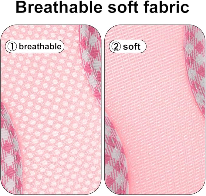 Dog Harness and Long Leash Set for Small Dogs, Boy and Girl Medium Cat No-Pull Vest with Reflective Strips, Breathable Large Puppy Collar Pet When Training, Walking, Running, M