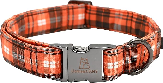 Lionheart glory Halloween Holiday Dog Collar Adjustable Soft Dog Collar with Bowtie, Pet Gift Dog Collars Bow for Small Medium Large Dogs