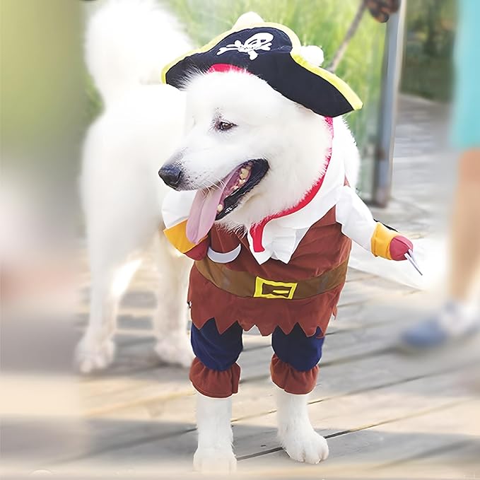 NACOCO Pet Dog Costume Pirates of The Caribbean Style (Large)