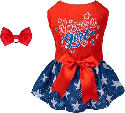 CuteBone Dog Mesh Dress Puppy Sundress Pet Outfit Summer Fashion for Small Dogs Girl Cat Clothes BF26XS-D