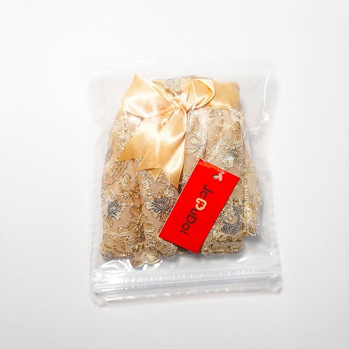 Lolita Luxury Dog Princess Dress for Small Dogs Girls,Embroidered Sweet Pet Clothes Wedding Birthday Party Puppy Dresses,Cat Apparel Accessories Costumes Outfit Skirt（Large）