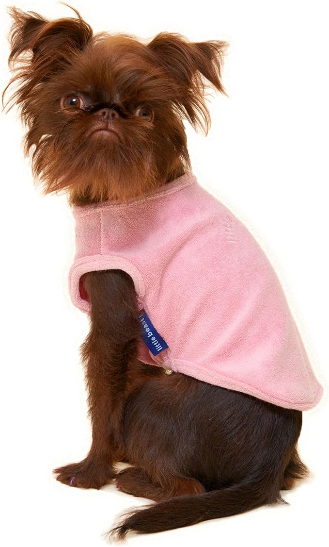 Little Beast Dog Clothes, Pet Clothes for Large, Medium and Small Dogs (Dog Shirts Come in Multiple Colors and Styles) - Size: XX-Small Dogs, Light Pink