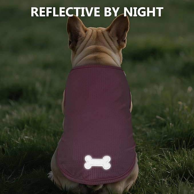 KYEESE 2 Pack Medium Dogs Shirts Breathable Pet T-Shirts Soft Tank Top Sleeveless Vest Dog Tee Shirt Dog Apparel Sun-Blocking Great for Summer Lemon Pattern,X-Large,Lemon+Pink