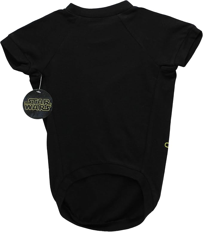 Star Wars for Pets Galaxy Far, Far Away Dog Tee - Black Star Wars Dog T-Shirt - Soft Dog Shirt, Large - Cute and Adorable Dog Clothing and Apparel, Cute Dog Clothes