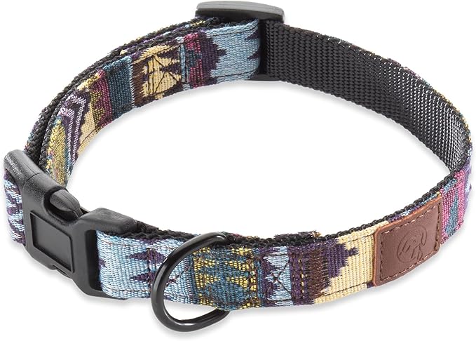 Embark Adventure Dog Collar – Stylish & Durable Nylon Dog Collars for Large Dogs, Comfortable Pet Collar, Collars for Large Breed Dogs with Strong Buckles. Adjustable Big Dog Collars for Large Dogs