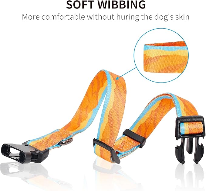 Timos Dog Collar, Adjustable Soft Dog Collar for Small Medium Large Dogs, Patterned Puppy Collars with Quick Release Buckle for Boy and Girl Female Dogs,XS Length 8.5''-11''