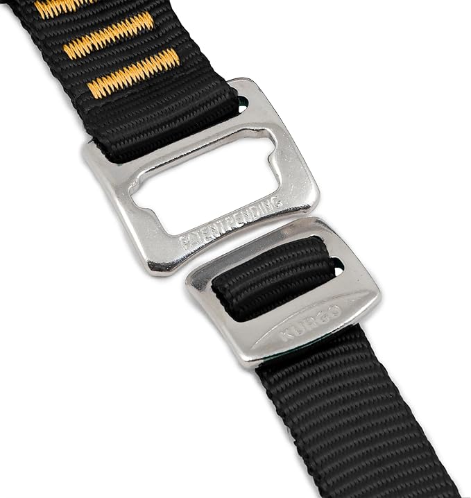 Kurgo Enhanced Strength Tru-Fit Smart Dog Harness, Black, X-Large - Crash Tested Car Safety Harness for Dogs, No Pull Dog Harness, Includes Pet Safety Seat Belt Tether