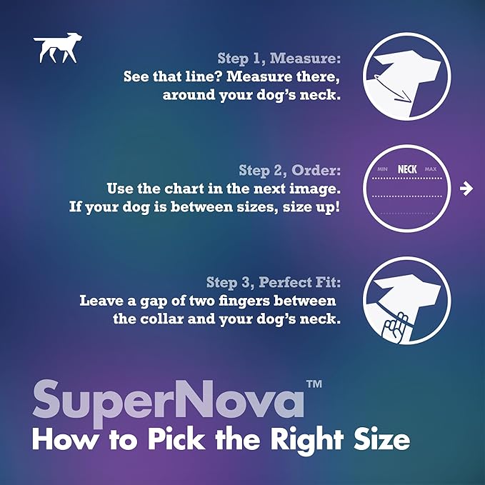 Tuff Pupper Premium Adjustable Dog Collar for Small Girl Dogs, Stylish Pattern Collars Designed in USA, Quick Release Buckle, Supernova Print for Female Dogs, Small (0.7 Inch Wide x 8-12 Inch Neck)