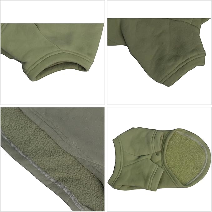 Lovelong Dog Sweatshirt - Cold Weather Pullover for Small to Large Dogs, Grass-Green