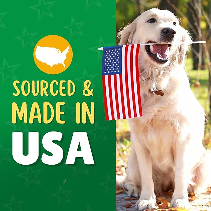 Beef Basted Rawhide Twist Sticks Dog Treats – 60ct. Premium Rawhide Chew Sticks – Long Lasting Beef Flavored Chews for Small Dogs Made in USA with Natural Beefhide