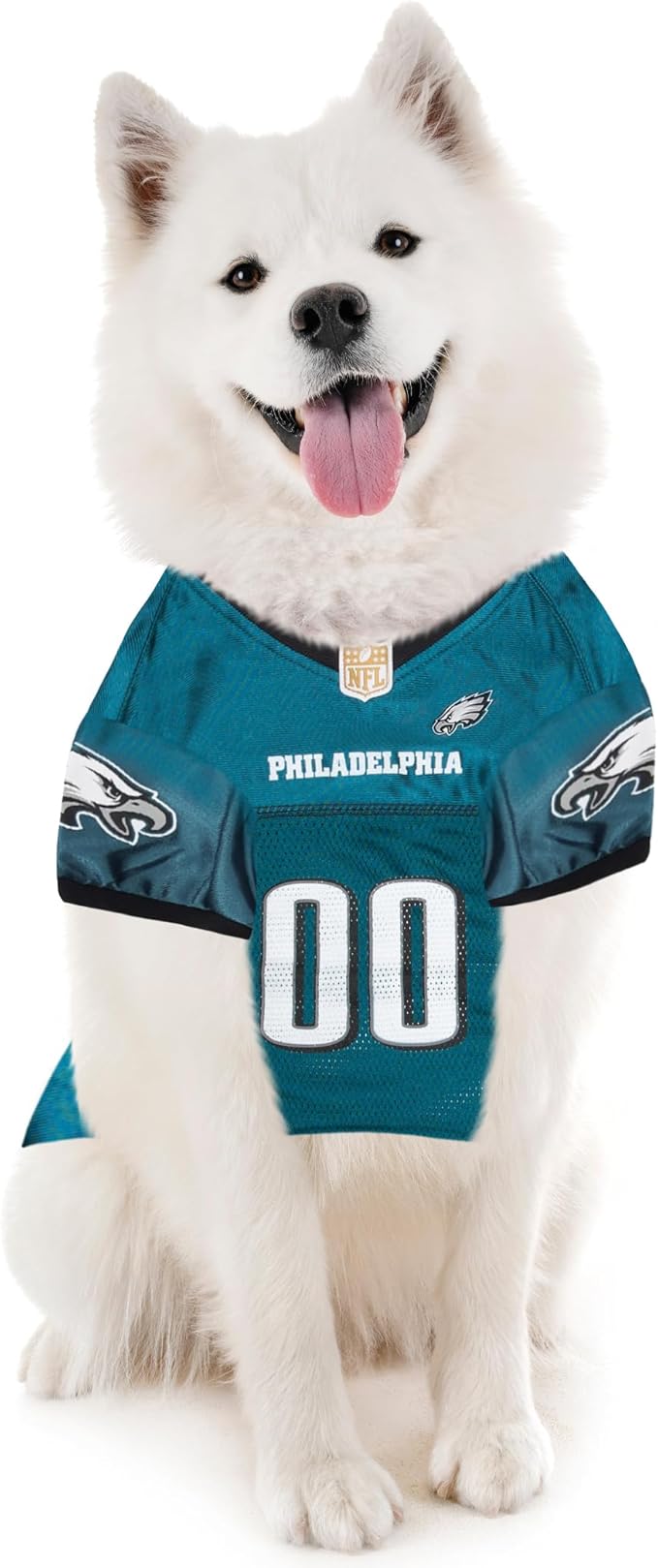 Pets First NFL Philadelphia Eagles Dog Jersey - X-Large, Licensed Football Jersey Costume for Dogs